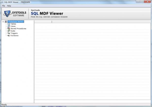 SysTools MDF Viewer