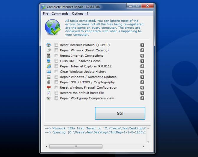 Complete Internet Repair