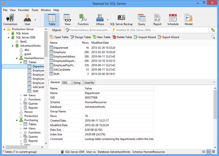 Navicat for SQL Server
