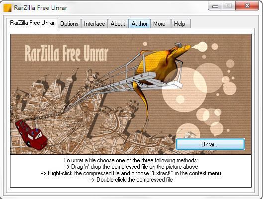 RarZilla Free Unrar