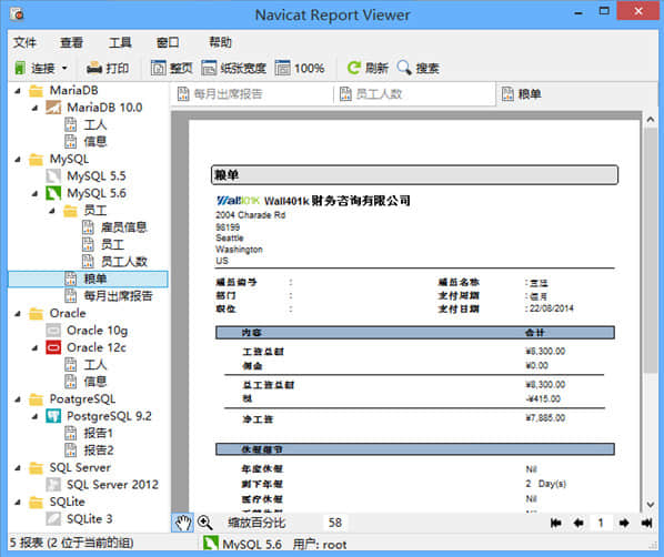 Navicat Report Viewer简体中文官方版