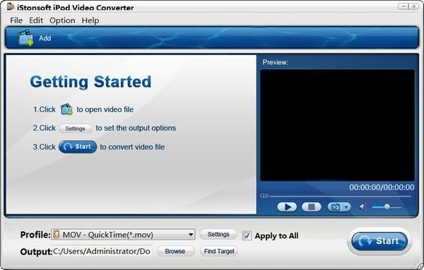 iStonsoft iPod Video Converter官方版