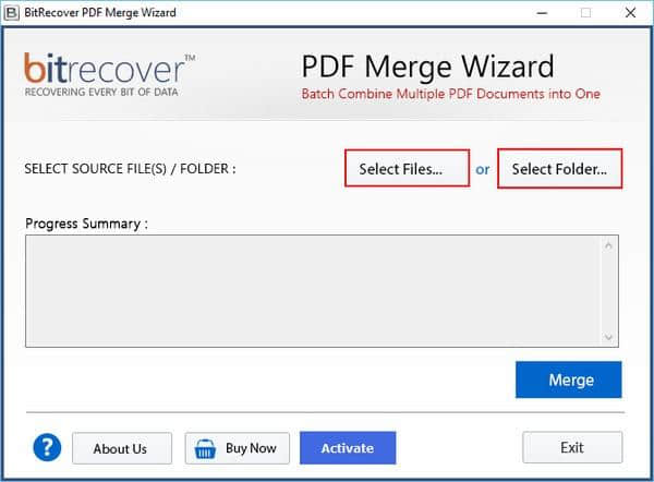 BitRecover PDF Merge Wizard官方版