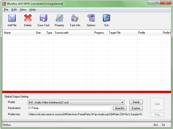 Bluefox AVI MP4 Converter