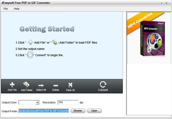 4Easysoft Free PDF to GIF Converter