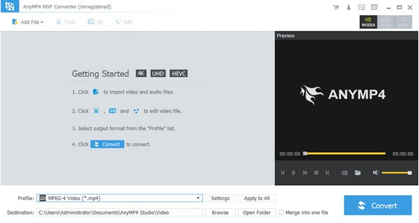 4Videosoft MXF Converter