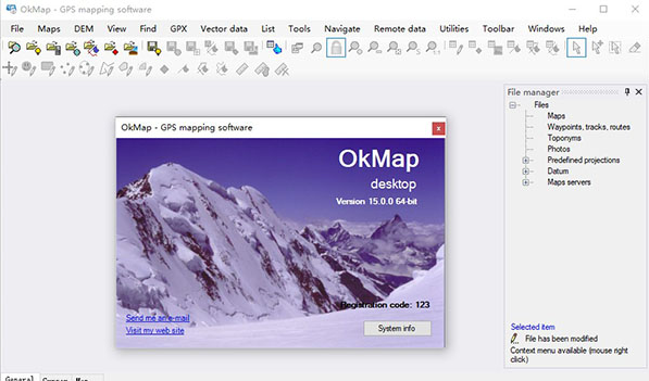 okmap desktop 15