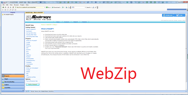 WebZip title=