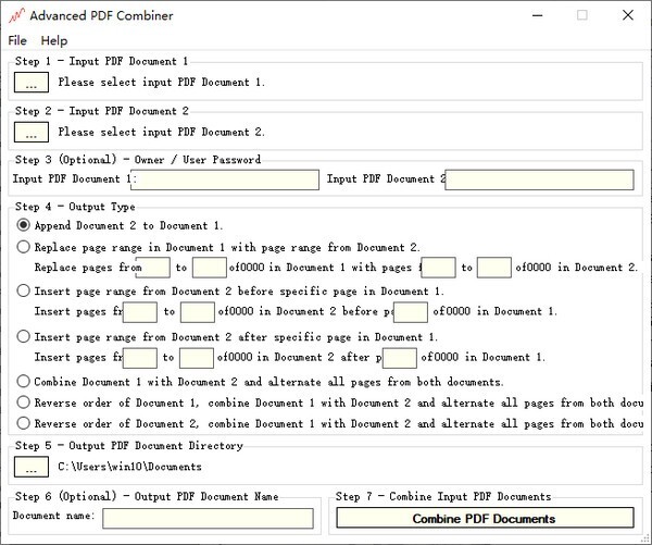 Advanced PDF Combiner(PDF合并工具)