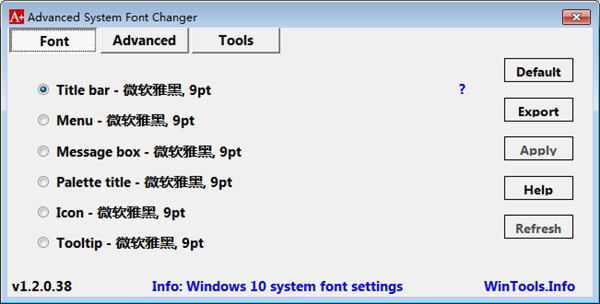 Advanced System Font Changer