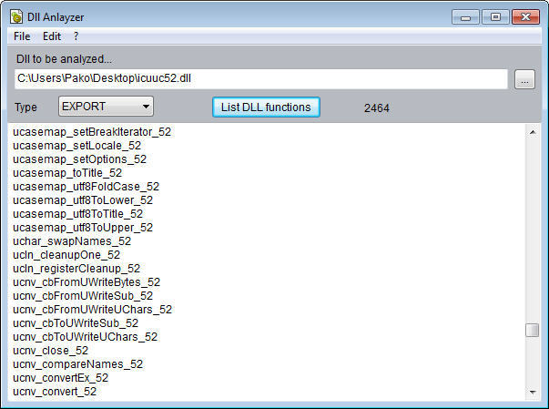Alternate DLL Analyzer