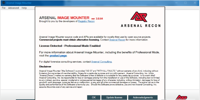 Arsenal Image Mounter