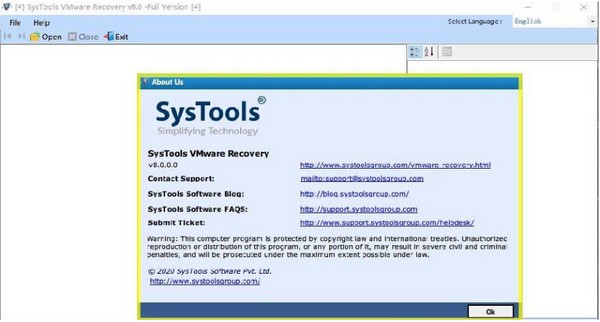 SysTools VMware Recovery