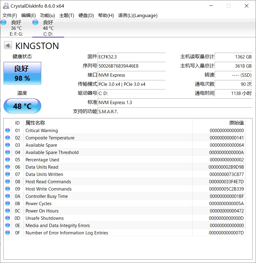 CrystalDiskInfo