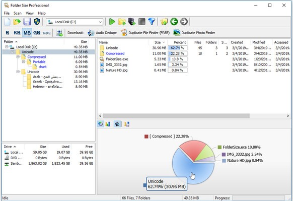 Folder Size Professional