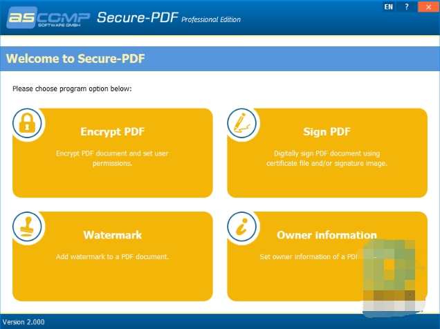 Secure-PDF Professional Edition