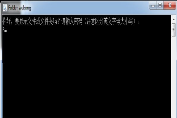 悟空文件夹加密隐藏