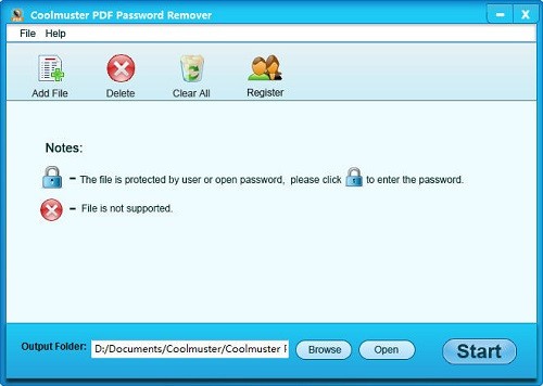 Coolmuster PDF Password Remover