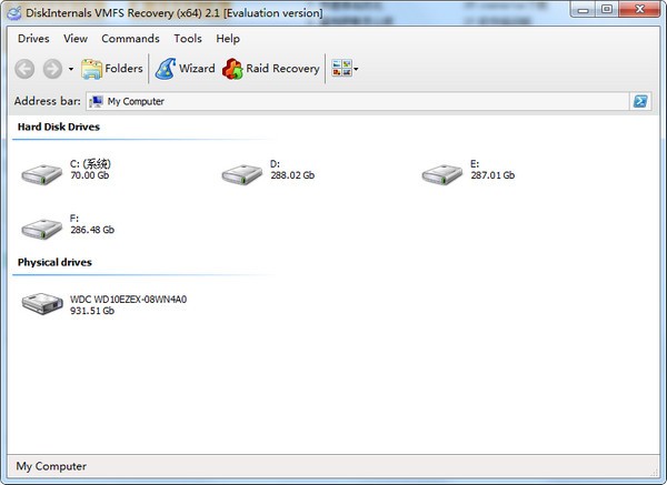 DiskInternals VMFS Recovery