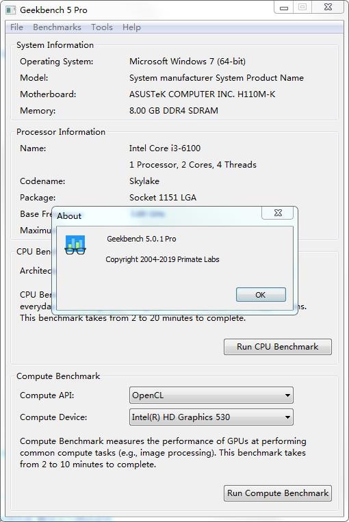 Geekbench 5 pro