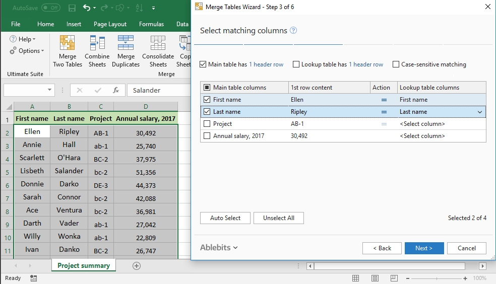 Ablebits Ultimate Suite for Excel