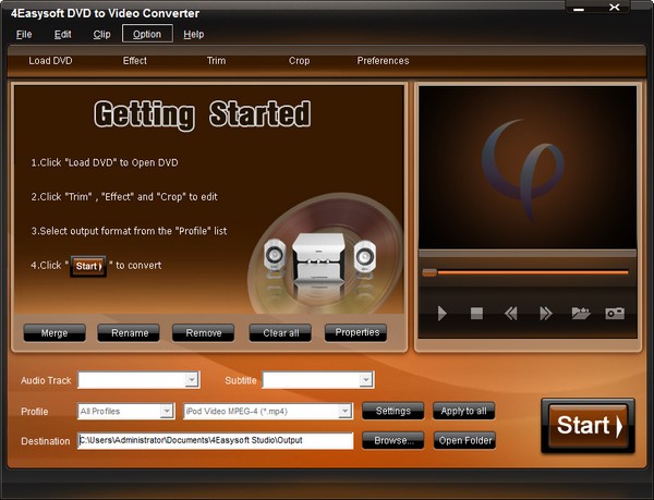 4Easysoft DVD to Video Converter
