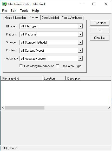 File Investigator Tools