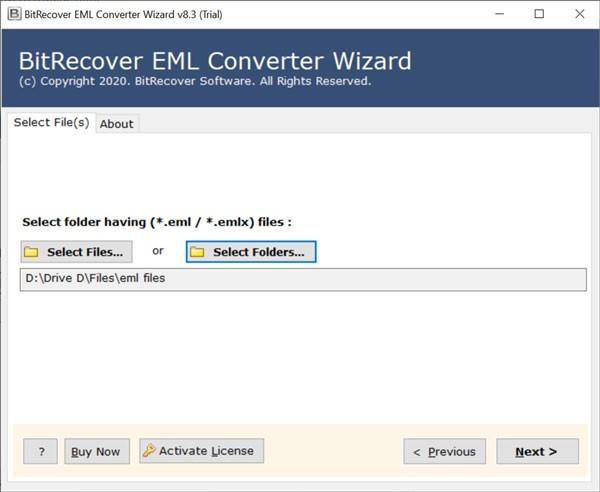 EML Converter Wizard