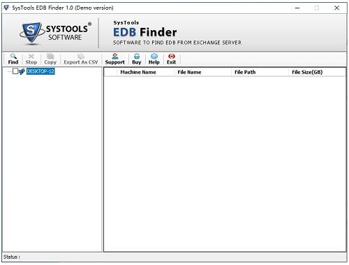 SysTools Exchange EDB Finder
