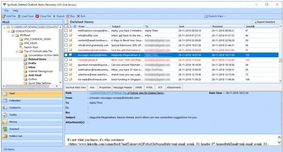 SysTools Outlook Deleted Items Recovery