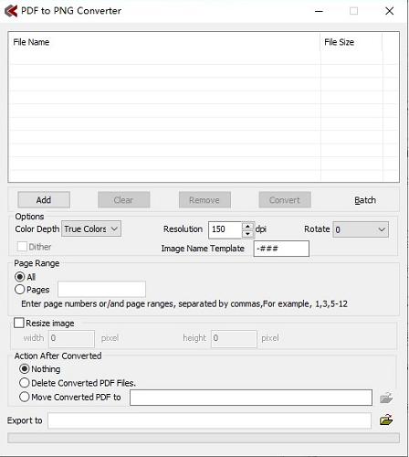 Digitzone PDF to PNG Converter