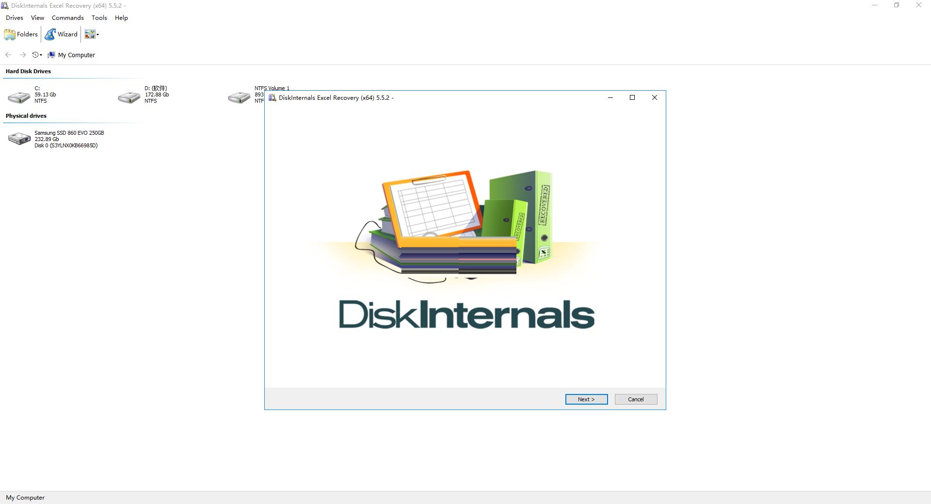 DiskInternals Excel Recovery