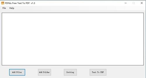 PDFdu Free Text To PDF