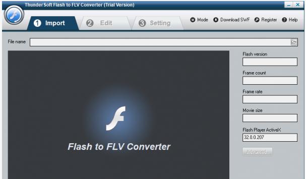 ThunderSoft Flash to FLV Converter