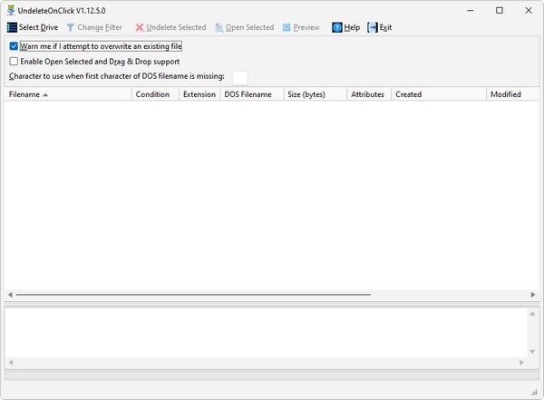 UndeleteOnClick