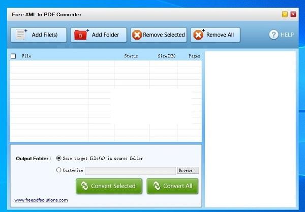 Free XML to PDF Converter