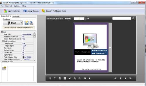 Boxoft Postscript to Flipbook