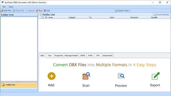 SysTools DBX Converter