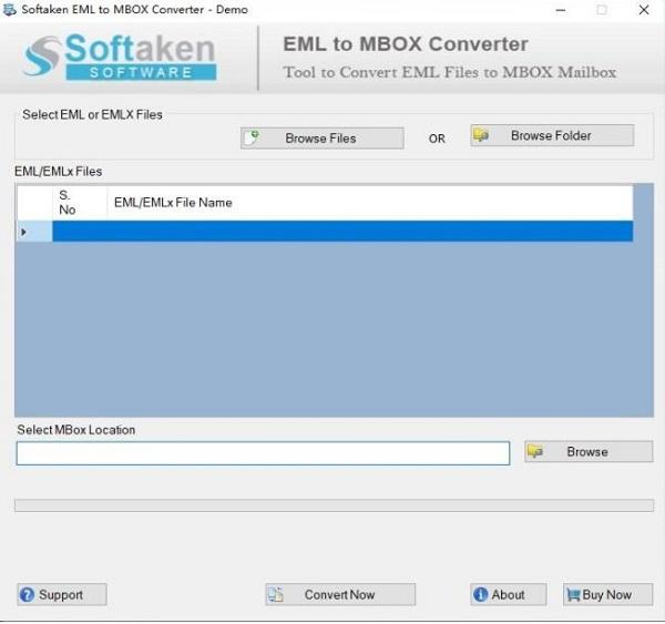 Softaken EML to MBOX Converter