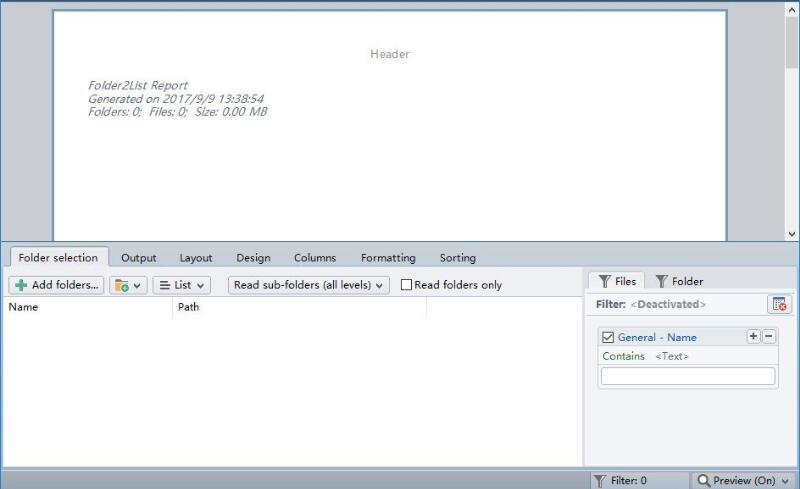Gillmeister Folder2List