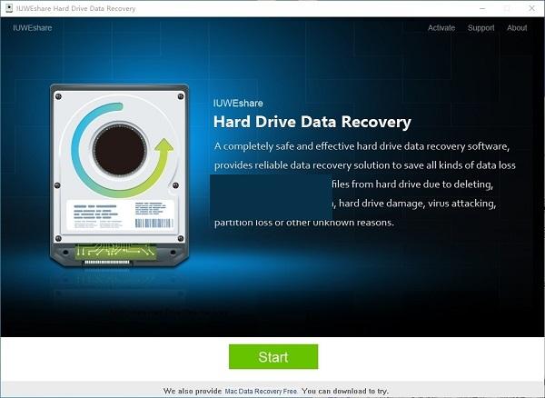 IUWEshare Hard Drive Data Recovery
