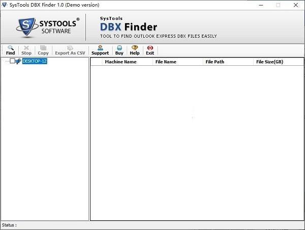 SysTools DBX Finder