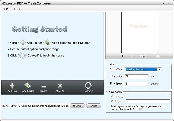4Easysoft PDF to Flash Converter