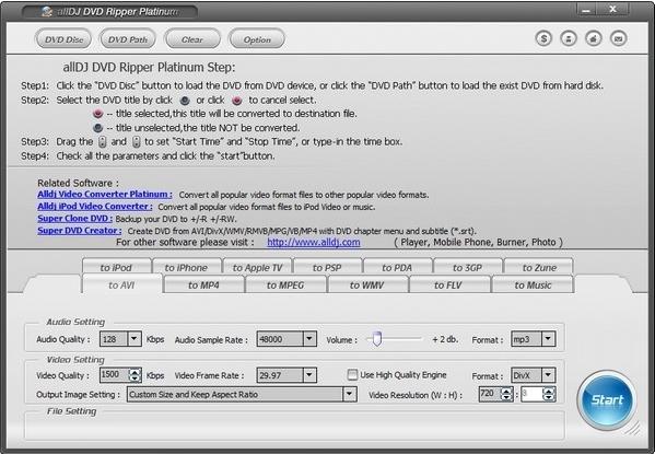 Alldj DVD Ripper Platinum