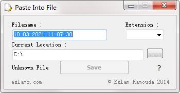 Paste Into File
