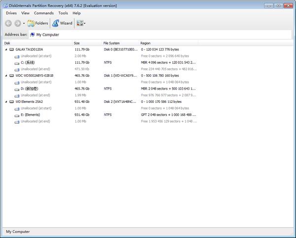 DiskInternals Partition Recovery