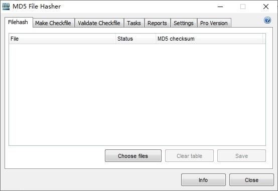 MD5 File Hasher