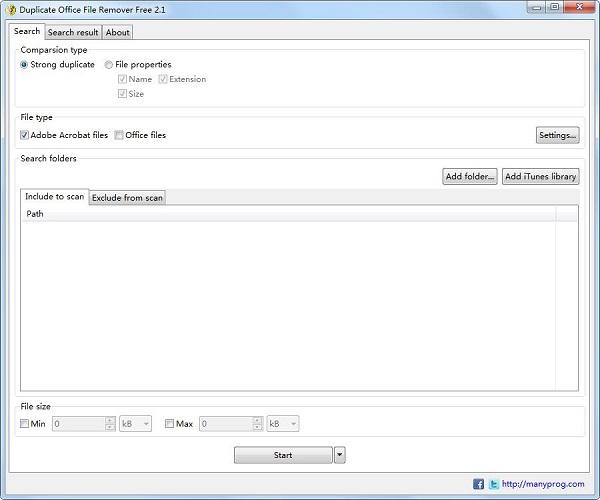Duplicate Office File Remover Free