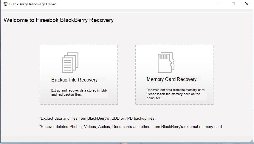 Fireebok BlackBerry Recovery