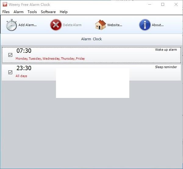 Weeny Free Alarm Clock